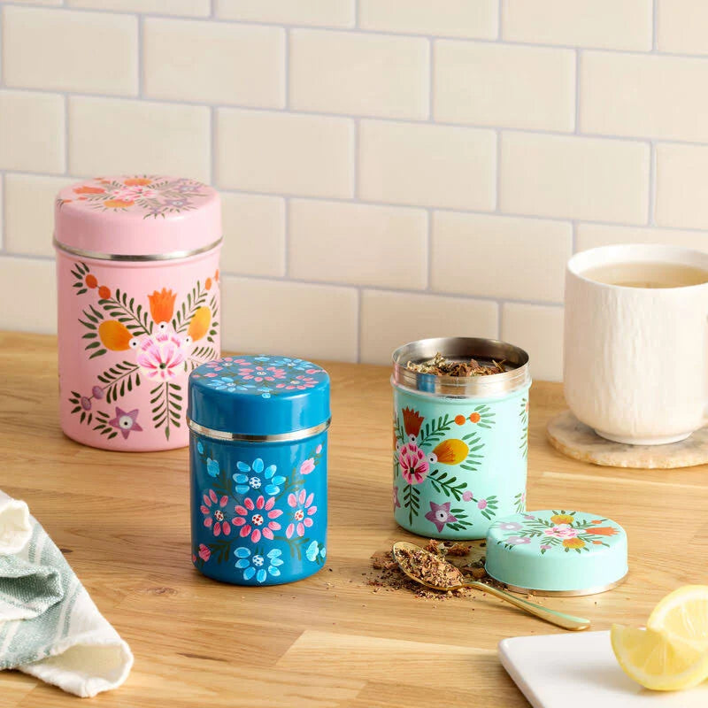 Floral Bliss Ceramic Canister 🌸