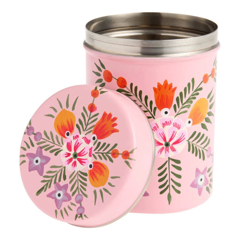 Floral Bliss Ceramic Canister 🌸